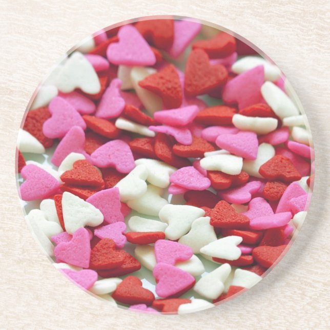 Valentine Hearts Coaster (Front)