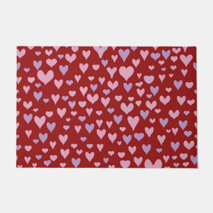 Valentine hearts  doormat