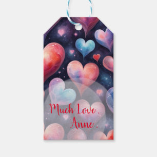 Valentine Hearts Gift Tags
