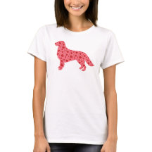 Valentine Hearts Golden Retriever