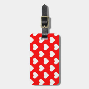 Valentine Hearts Luggage Tag