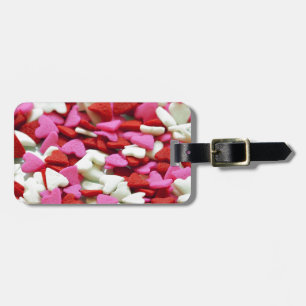 Valentine Hearts Luggage Tag