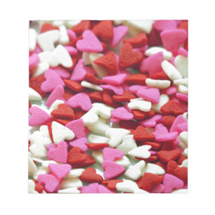 Valentine Hearts Notepad