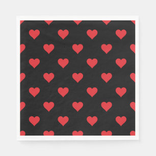 Valentine Hearts Paper Napkins