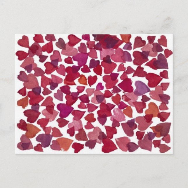 Valentine Hearts - Postcard (Front)