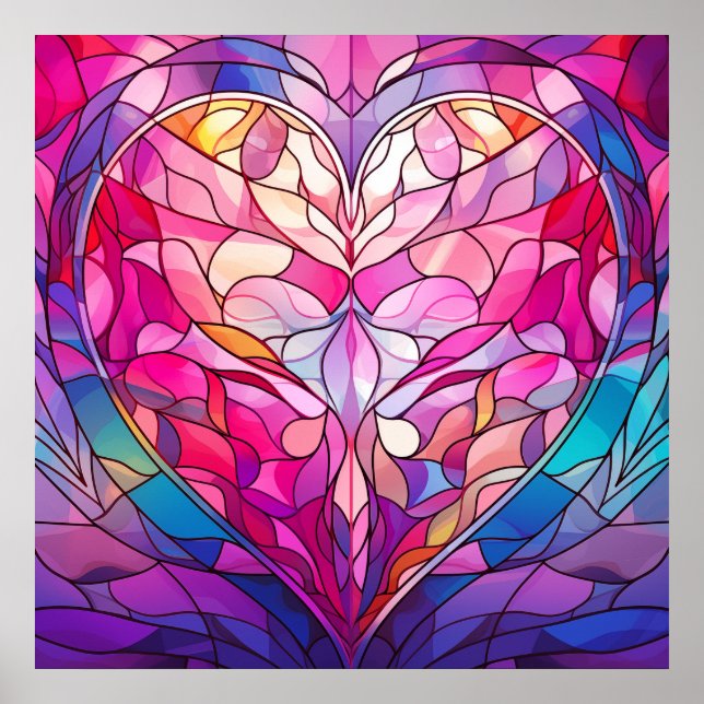 Valentine Hearts Poster (Front)