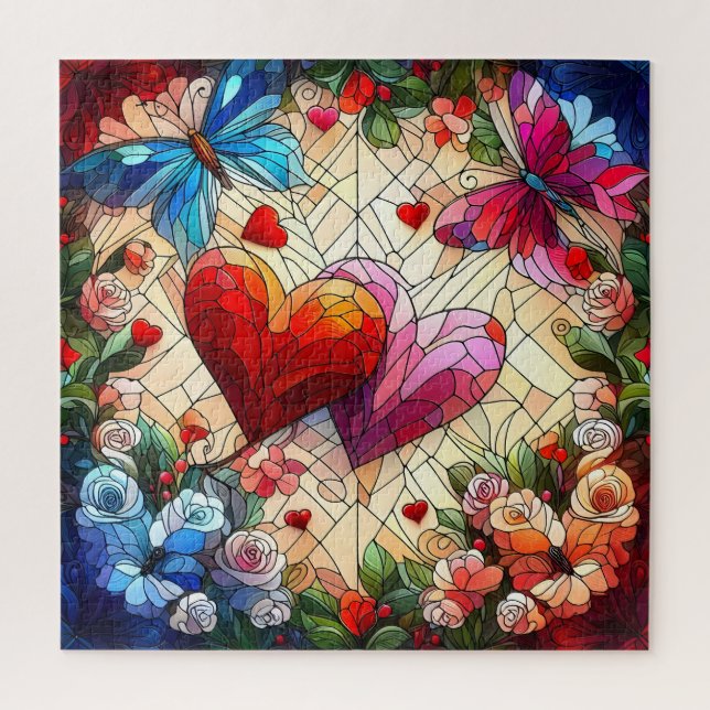 Valentine Hearts Puzzle (Vertical)