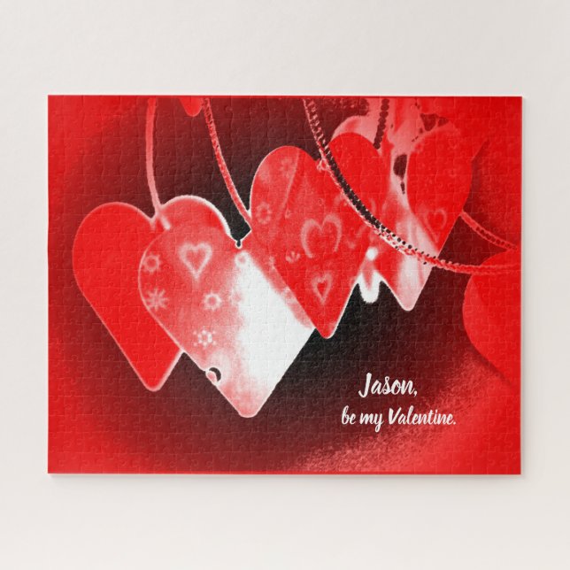 Valentine Hearts Puzzle (Horizontal)