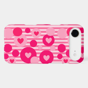 Valentine Hearts Stripe Dots