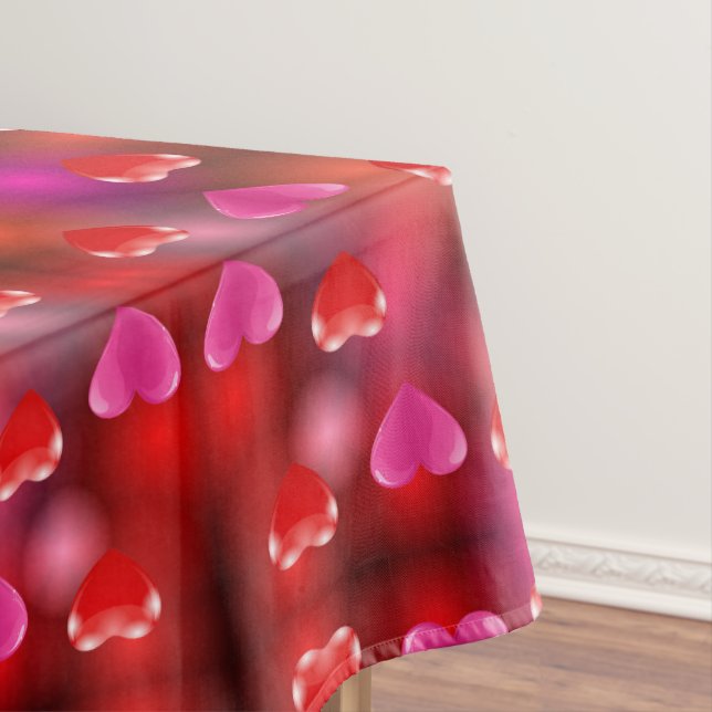 Valentine Hearts Tablecloth (In Situ)