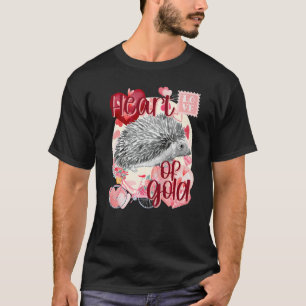 Valentine Hedgie Hedgehog Simply Cute Southern Col T-Shirt