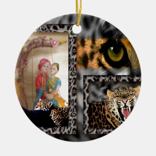 Valentine Hero Ceramic Ornament (Front)