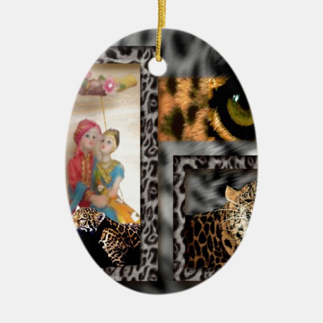 Valentine Hero Ceramic Tree Decoration (Front)