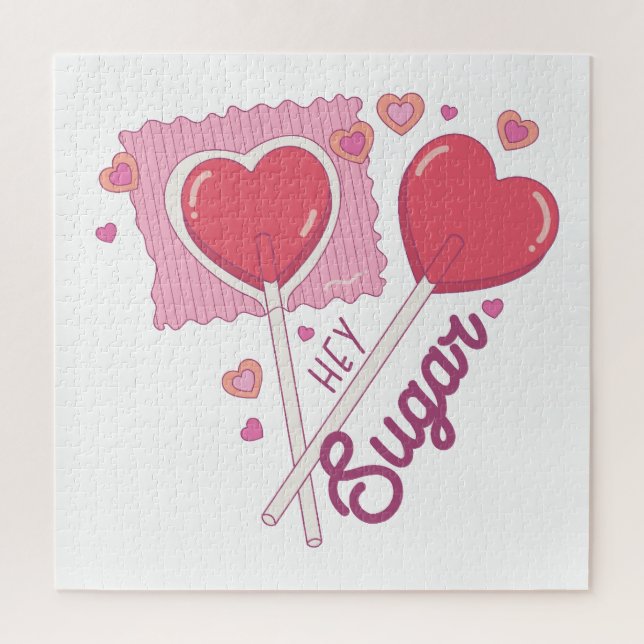 Valentine Hey Sugar Jigsaw Puzzle (Vertical)