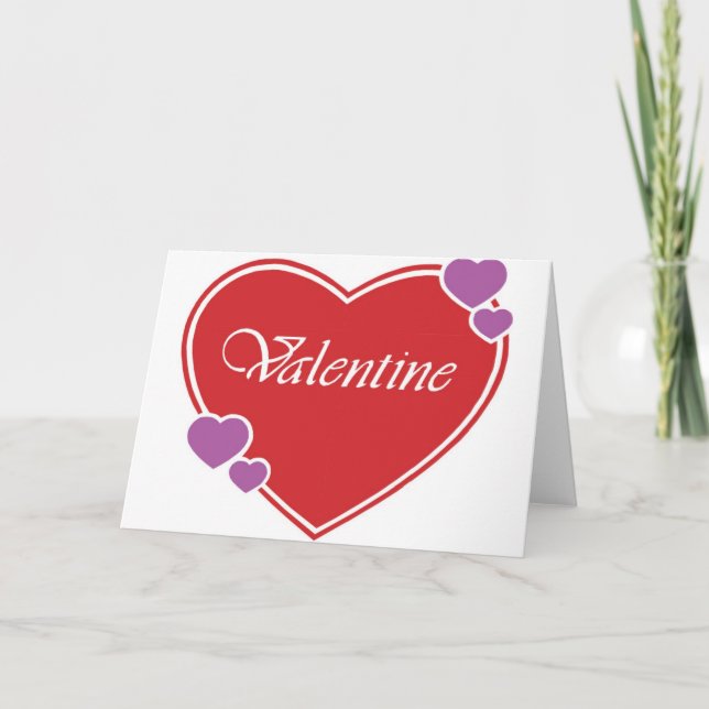 VALENTINE HOLIDAY CARD (Front)