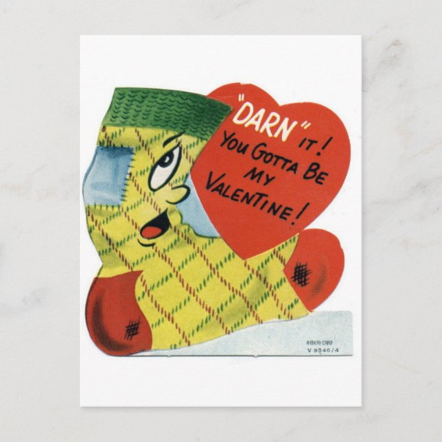 Valentine Holiday Postcard (Front)