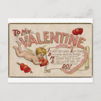 Valentine Holiday Postcard