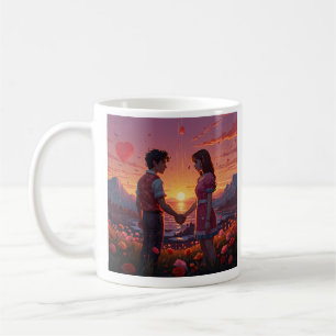 Valentine horizont love coffee mug