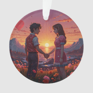 Valentine horizont love ornament