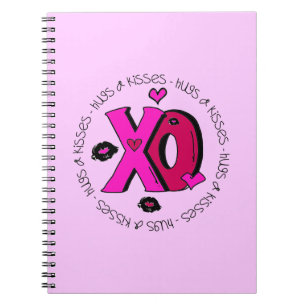 Valentine Hugs and Kisses Notebook