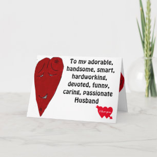 VALENTINE HUSBAND MY BETTER HALF card