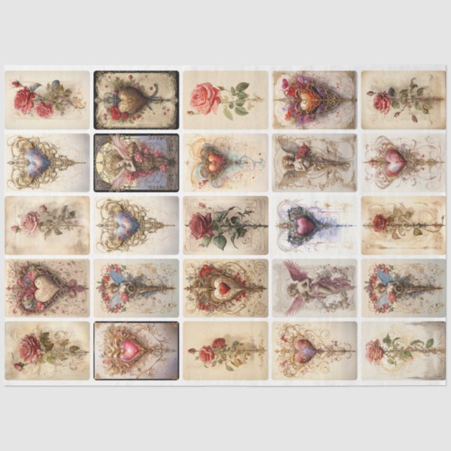 Valentine Jewellery Maker Tissue Paper (Front)