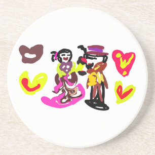 Valentine joy sweet coaster