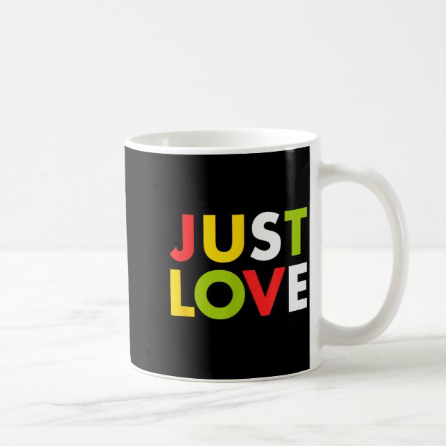 Valentine Just Love Theme  Coffee Mug (Right)