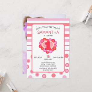 Valentine Kids Birthday w/ Photo template