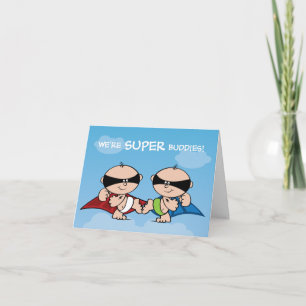 Valentine Kids Super Buddies Card