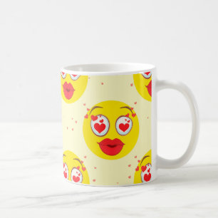 Valentine kiss Emoji Coffee Mug