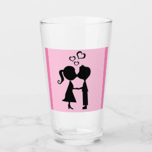 VALENTINE KISS GLASS