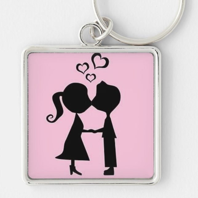 VALENTINE KISS KEY RING (Front)