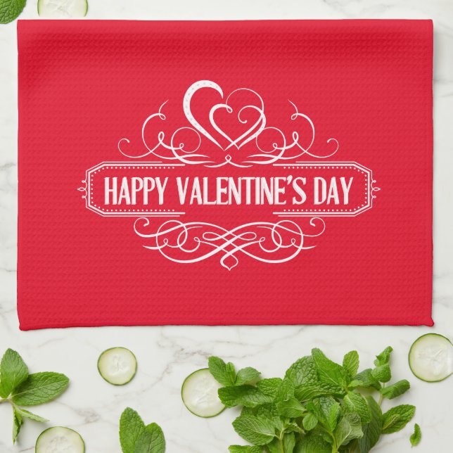 Valentine Kitchen Towel (Folded)