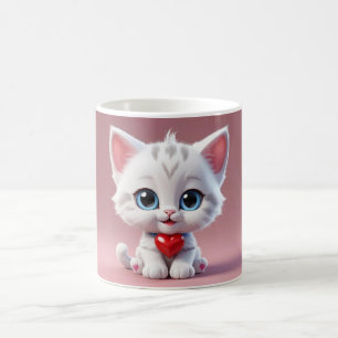Valentine Kitty Coffee Mug