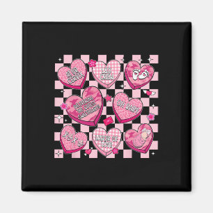Valentine Labor Delivery Nurse Pink Hearts Landd N Magnet