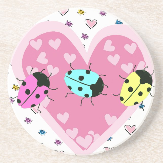 VALENTINE LADYBUGS COASTER (Front)