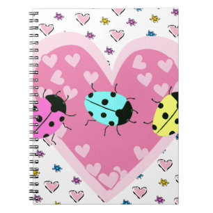 VALENTINE LADYBUGS NOTEBOOK