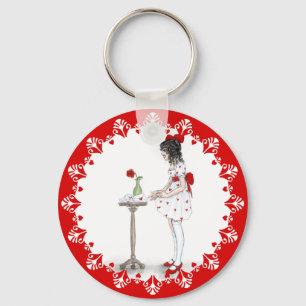 Valentine Letters Key Ring