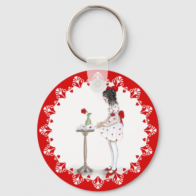 Valentine Letters Key Ring (Front)