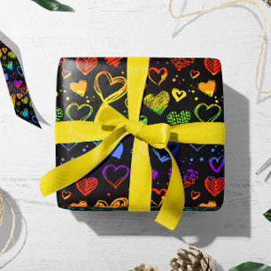 Valentine LGBT Hearts   Valentine Gift Wrap