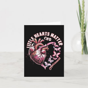 Valentine Little Heart Chd Awareness Heart Card