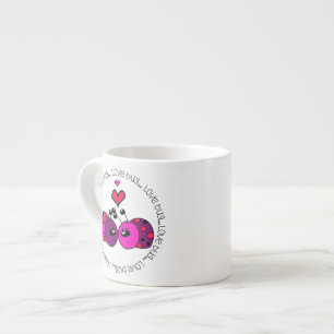 Valentine Love Bug Espresso Cup