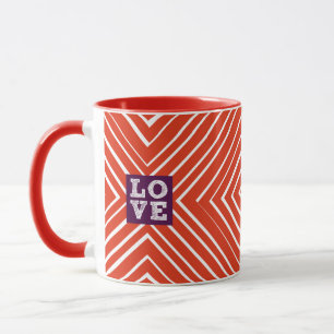 Valentine LOVE Bullseye Mug