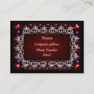 valentine love business card
