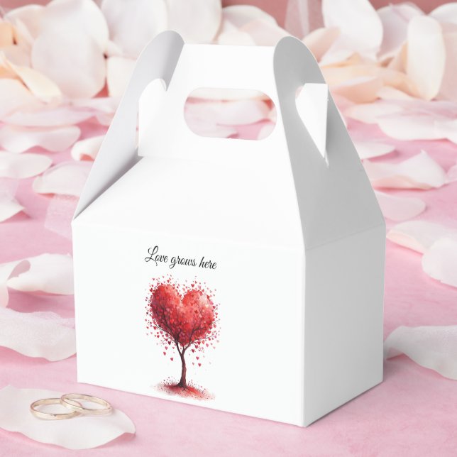 Valentine Love Card | Romantic for Him & Her Favour Box (Wedding)