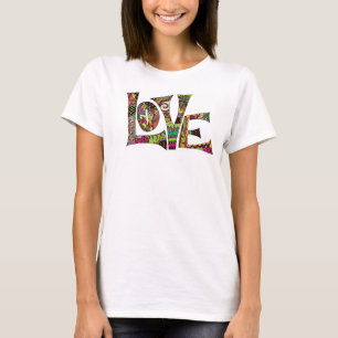 valentine, love, colourful illustration T-Shirt