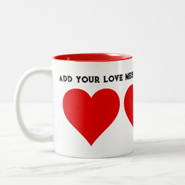 Valentine Love Mug - Customise (Left)