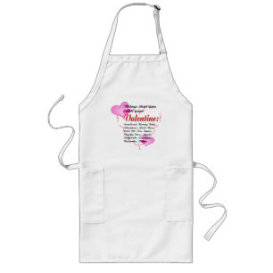 Valentine Love Pet Names Apron