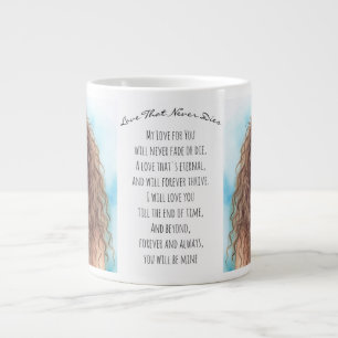 Valentine, Love that never Dies Large Coffee Mug
